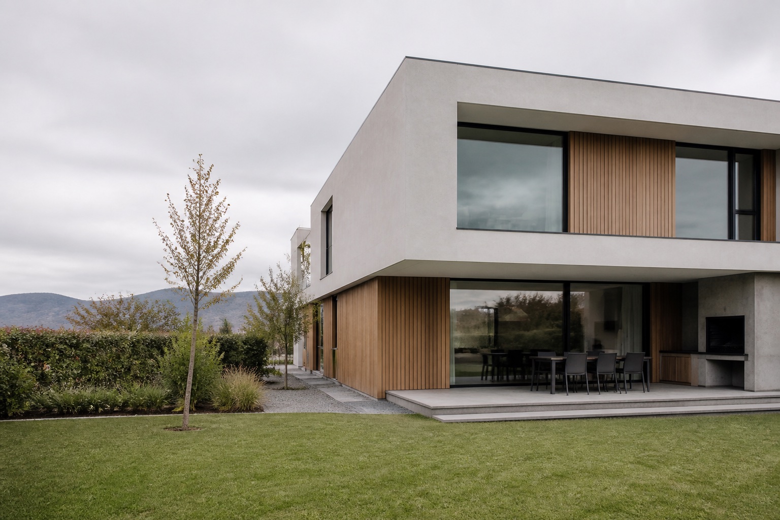 Casa contemporánea representativa del servicio de construcción residencial MFS